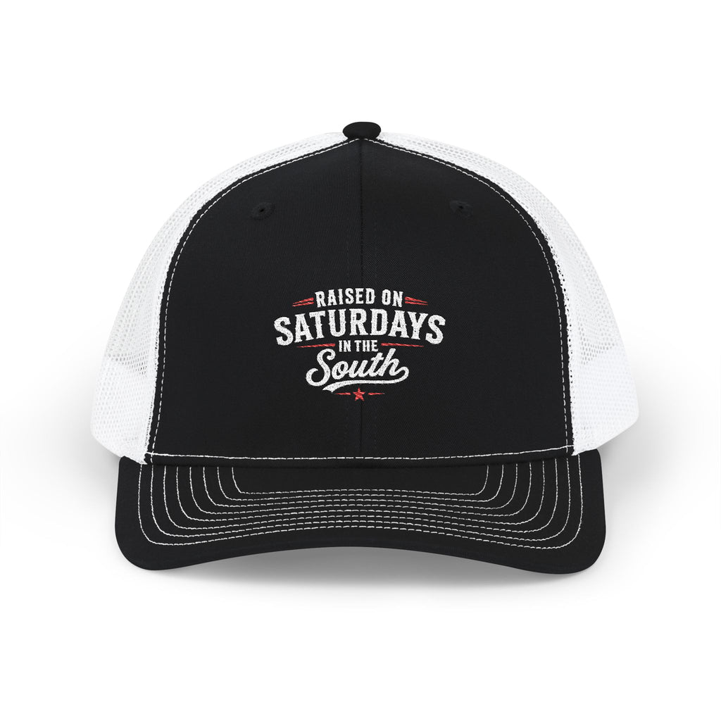 SnapbackTrucker Cap — "Raised On Saturdays In The South"