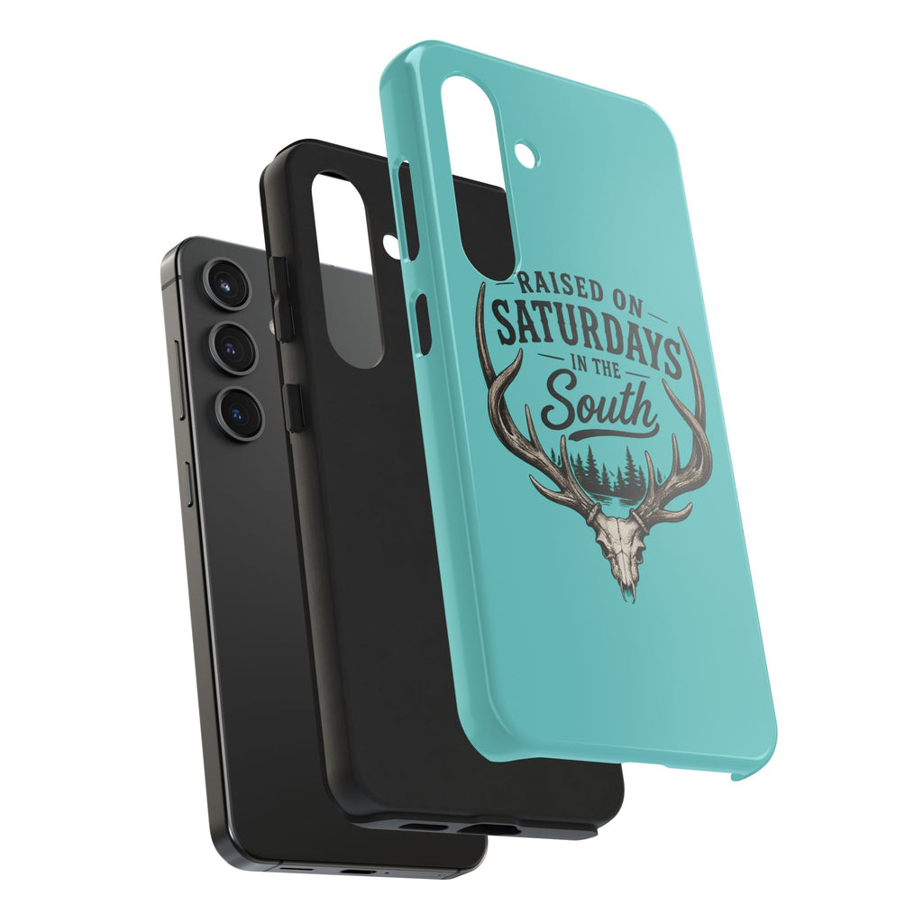 The Spreads Runs Deep In The Woods Phone Case-(blue)