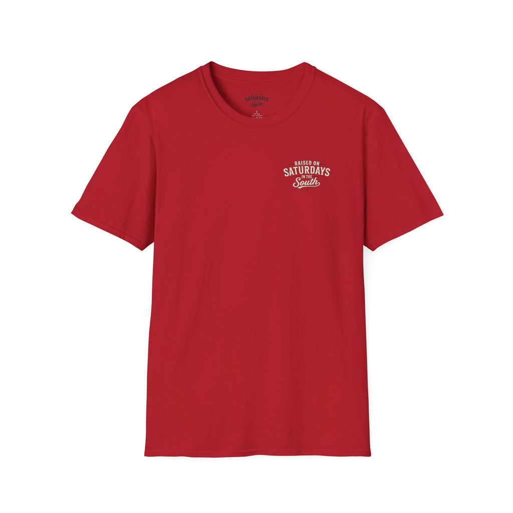 Raised On Saturdays In The South Vintage T-Shirt-Girl Dad Fishing Buddy-Father's Day Collection