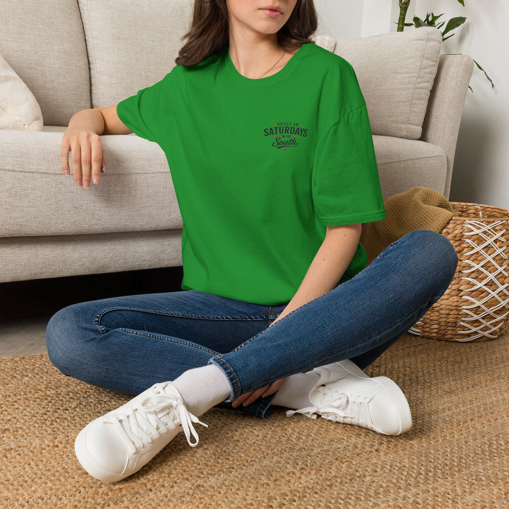 Raised On Saturdays In The South Vintage T-Shirt- Deep Sea Saturdays