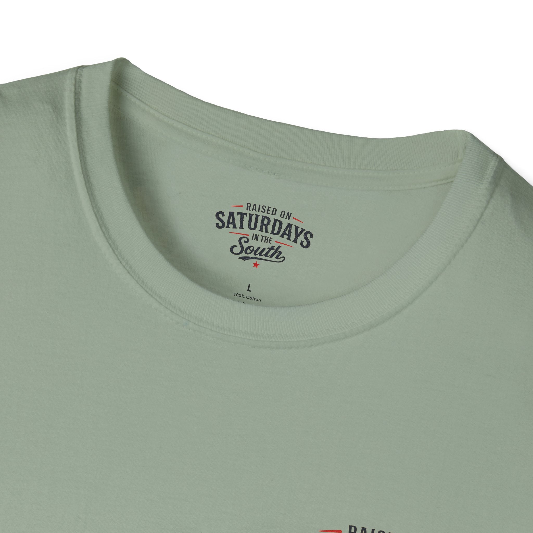 "Raised On Saturdays In The South" Vintage T-Shirt-Saturdays Are Made For Fishin