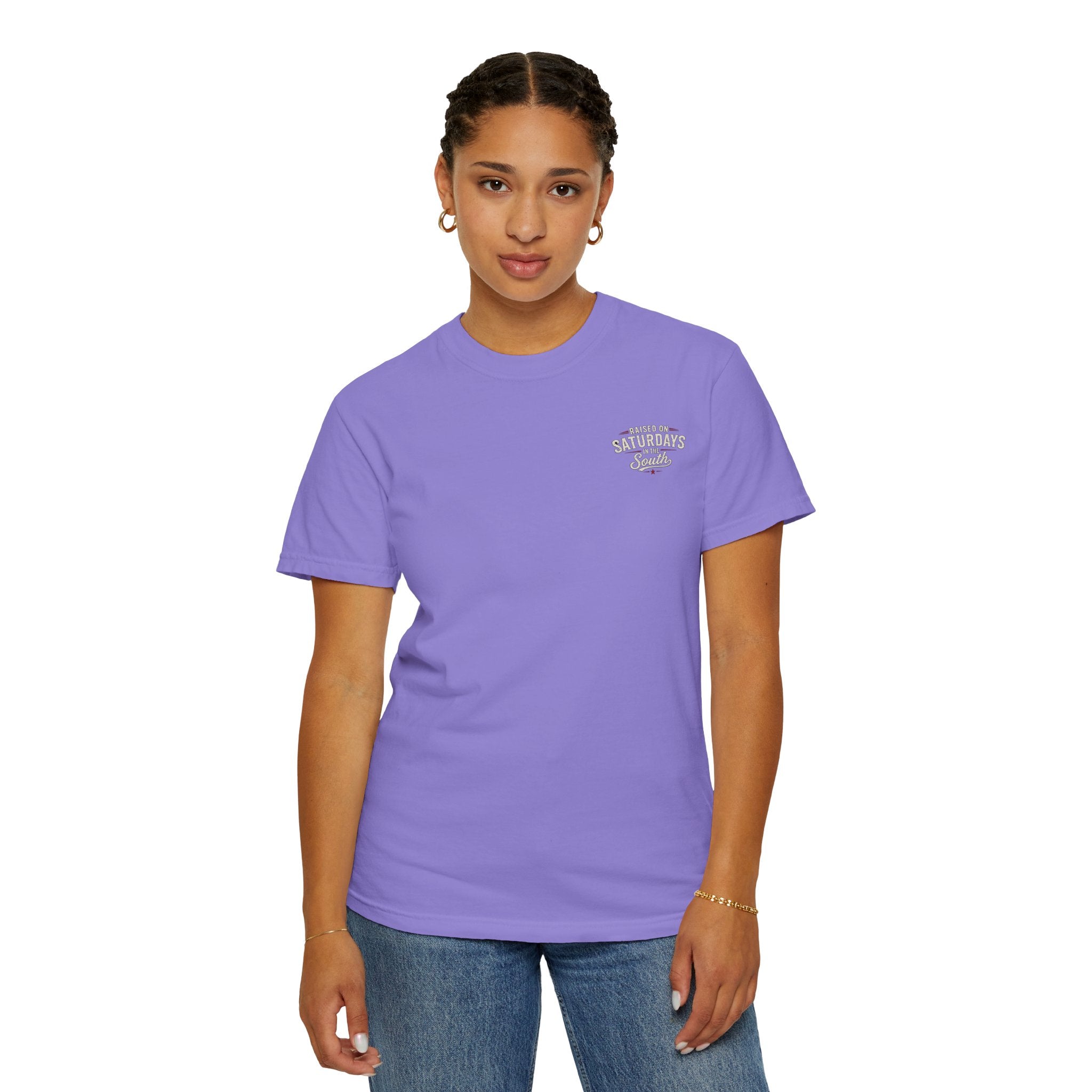Raised On Saturdays In The South T-Shirt — Relaxing Saturday Morning In The Mountains