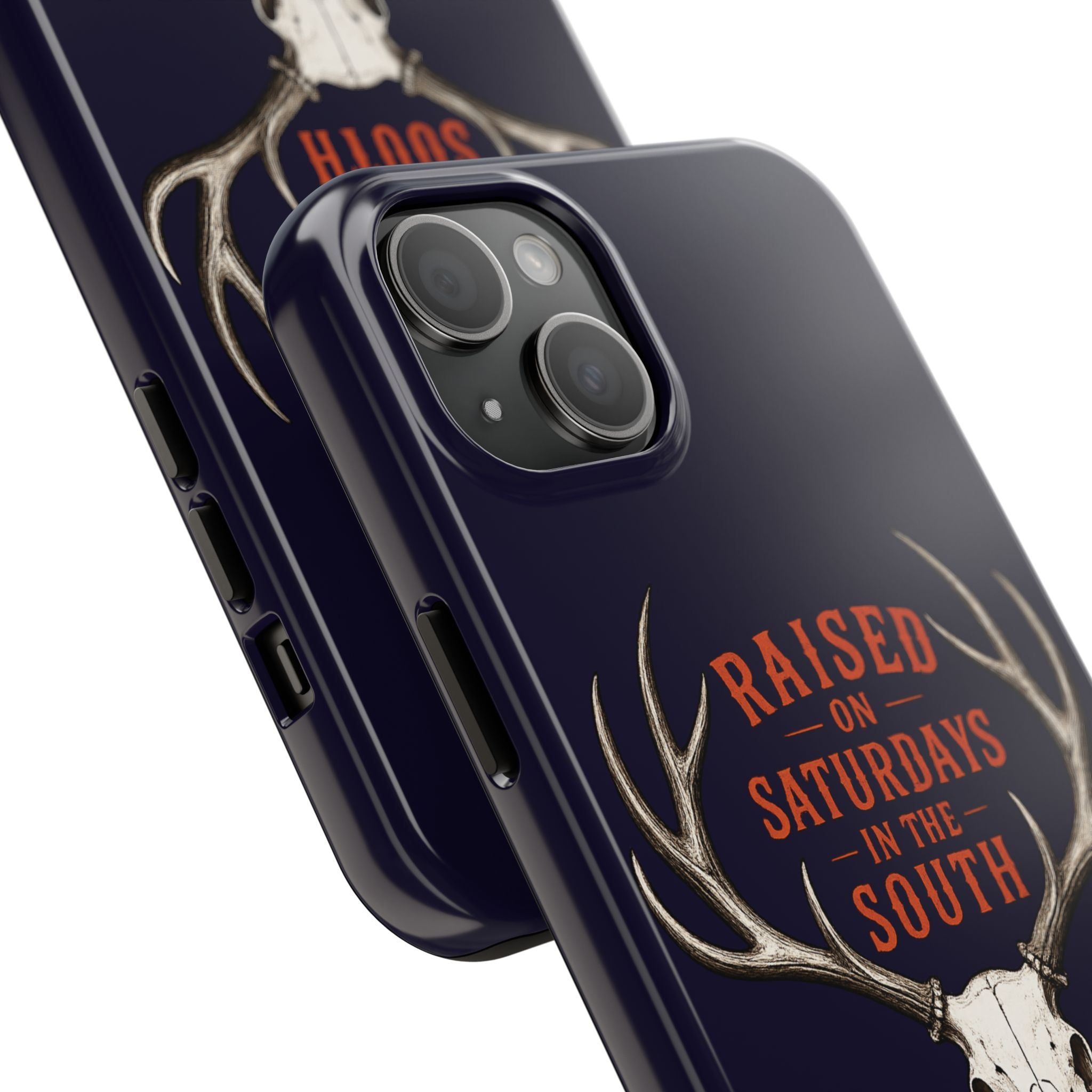 The Spreads Runs Deep In The Woods Phone Case-(blue)