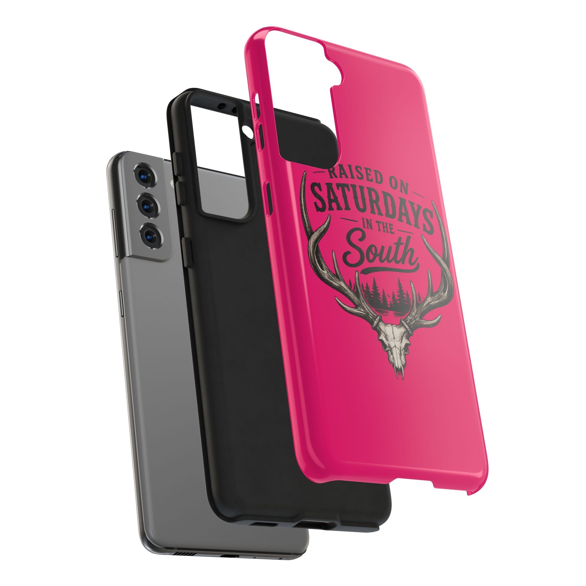 The Spreads Runs Deep In The Woods Phone Case-(pink)