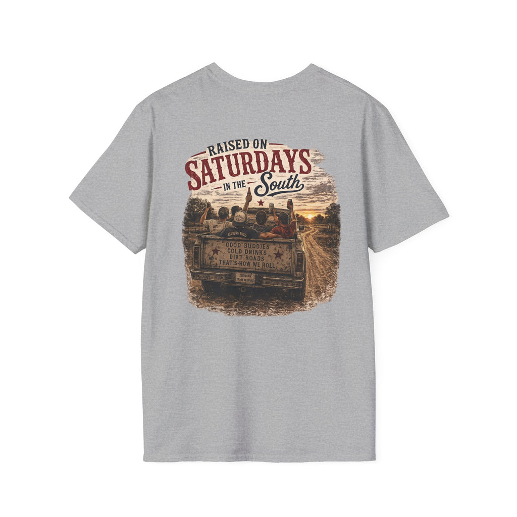 Raised On Saturdays In The South Vintage T-Shirt - Good Riding Buddies