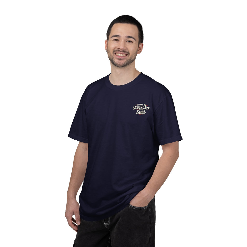 Raised On Saturdays In The South T-Shirt — Southern Freedom-4th Of July Collection