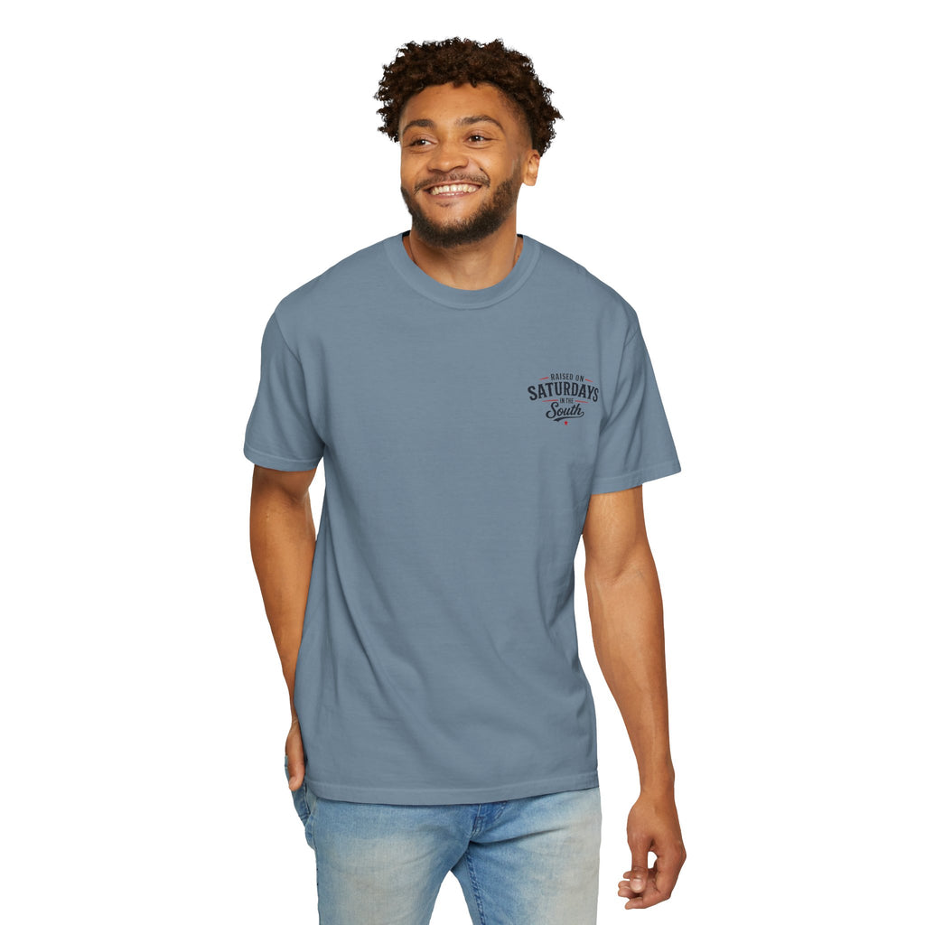 Raised On Saturdays In The South T-Shirt Boy Dad-"Daddy's Home"