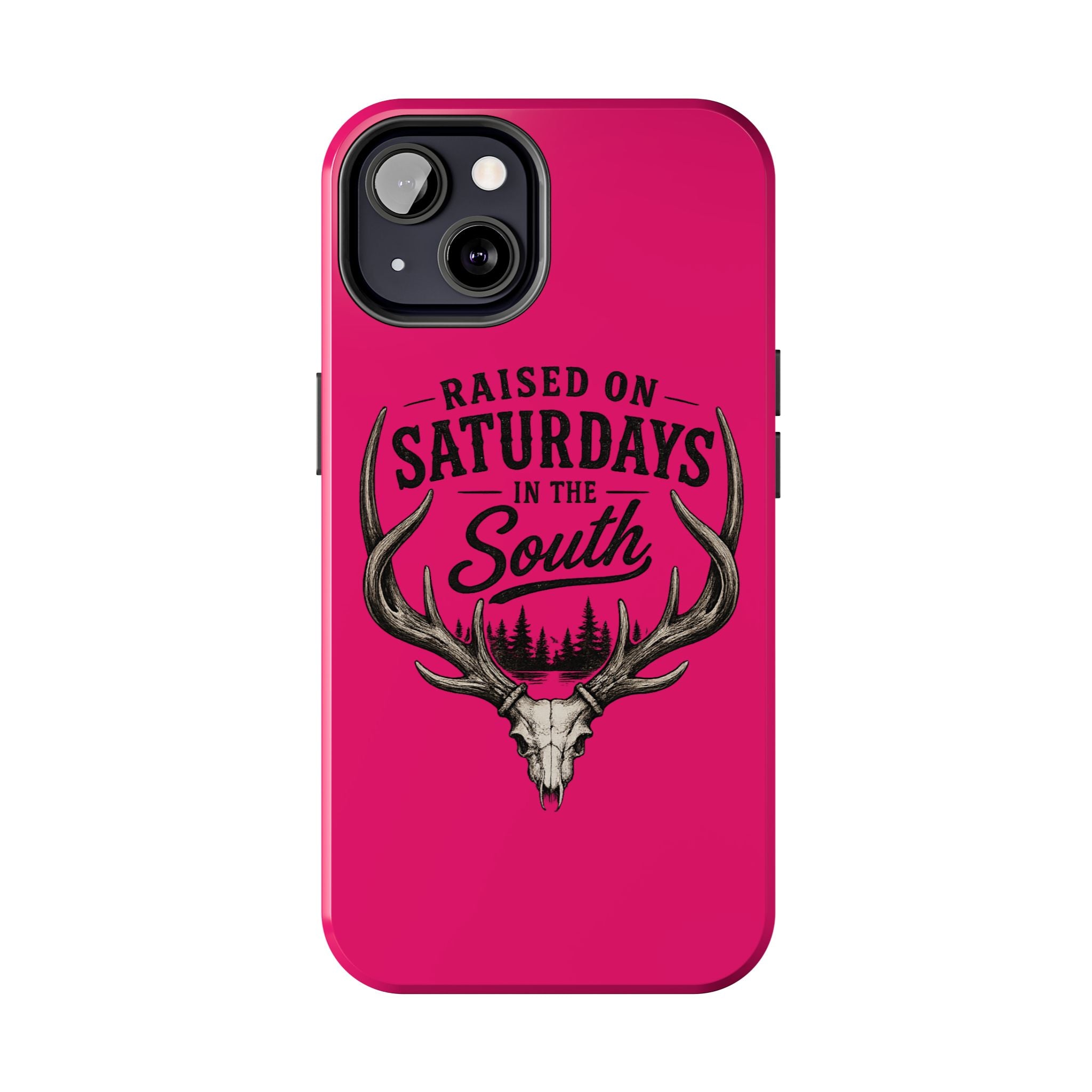 The Spreads Runs Deep In The Woods Phone Case-(pink)