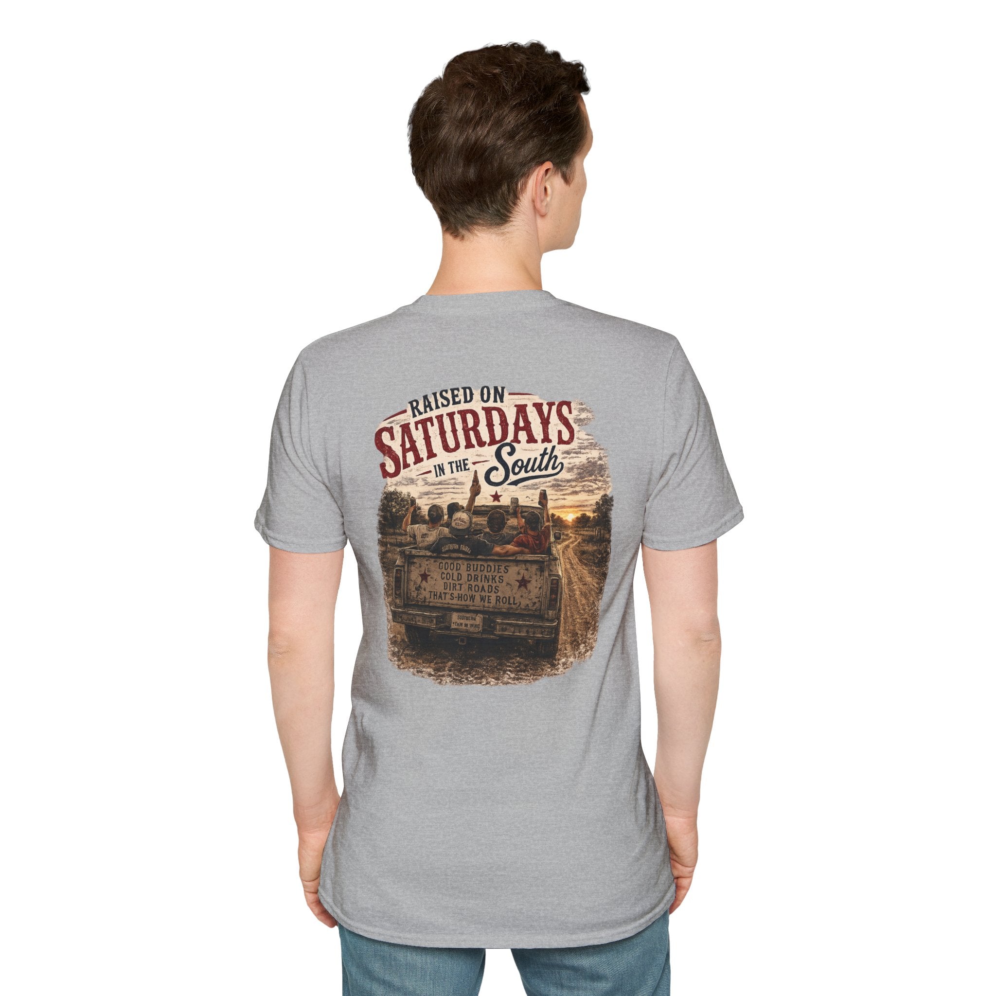 Raised On Saturdays In The South Vintage T-Shirt - Good Riding Buddies