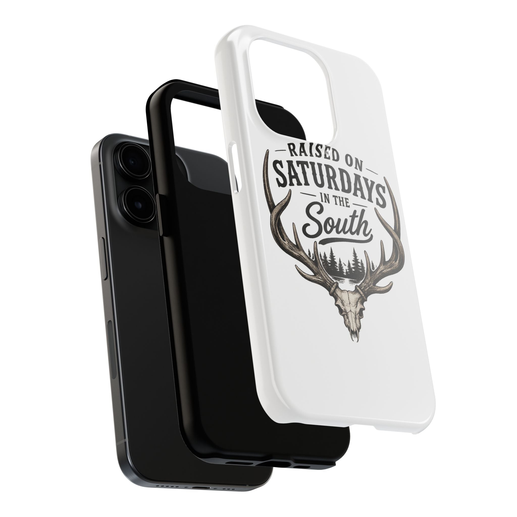 The Spreads Runs Deep In The Woods Phone Case-(white)