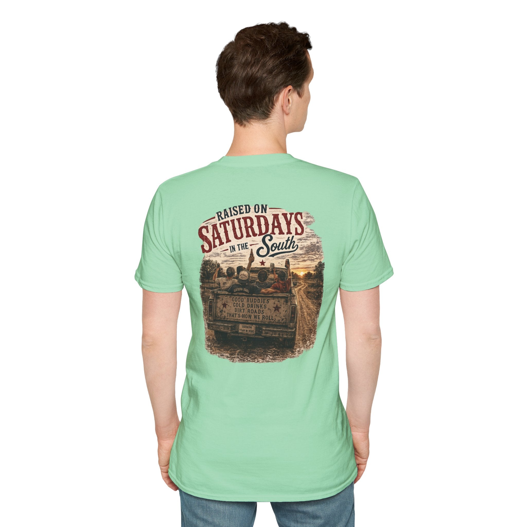 Raised On Saturdays In The South Vintage T-Shirt - Good Riding Buddies