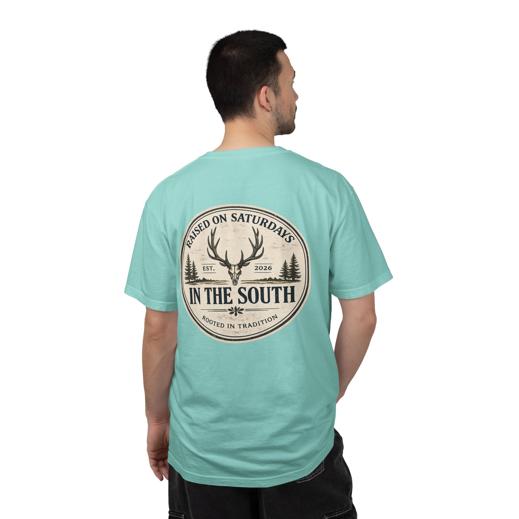 Raised On Saturdays In The South Classic T-Shirt — Deer Season