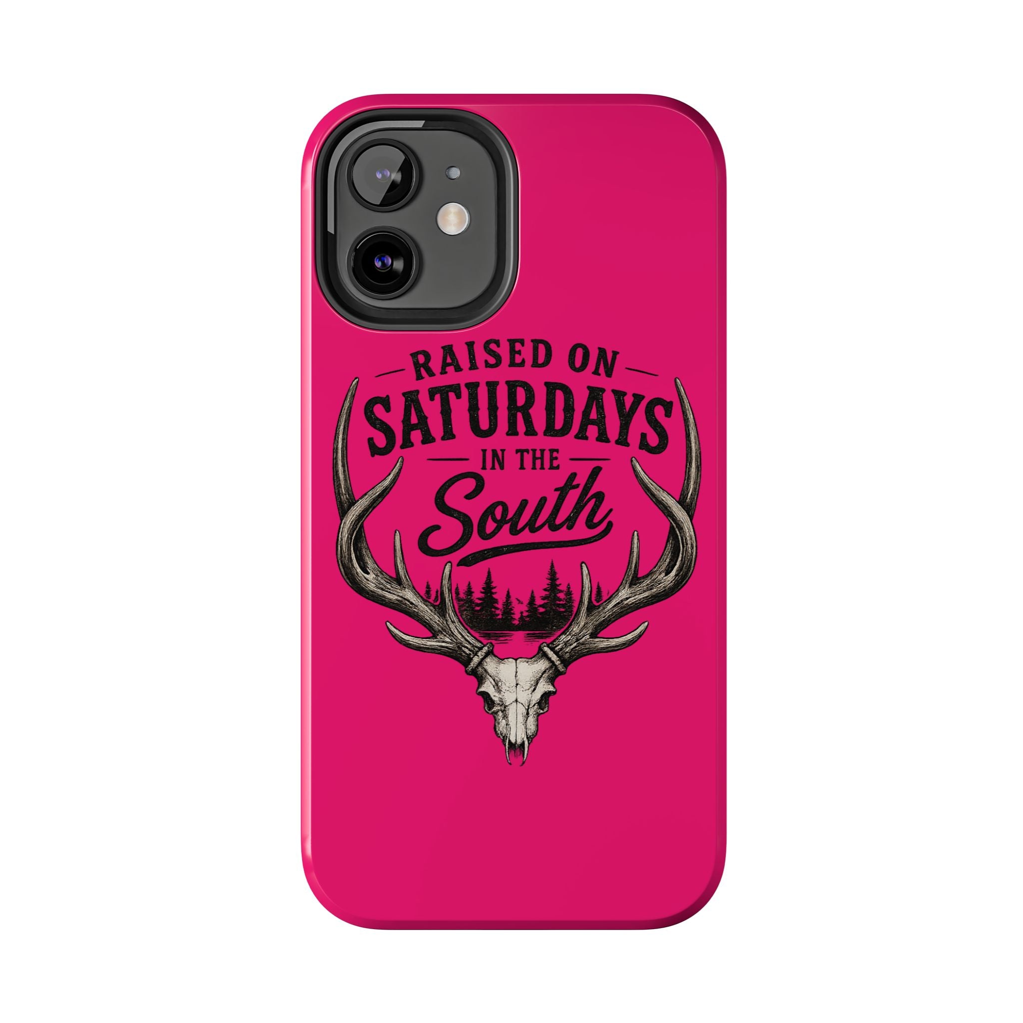 The Spreads Runs Deep In The Woods Phone Case-(pink)
