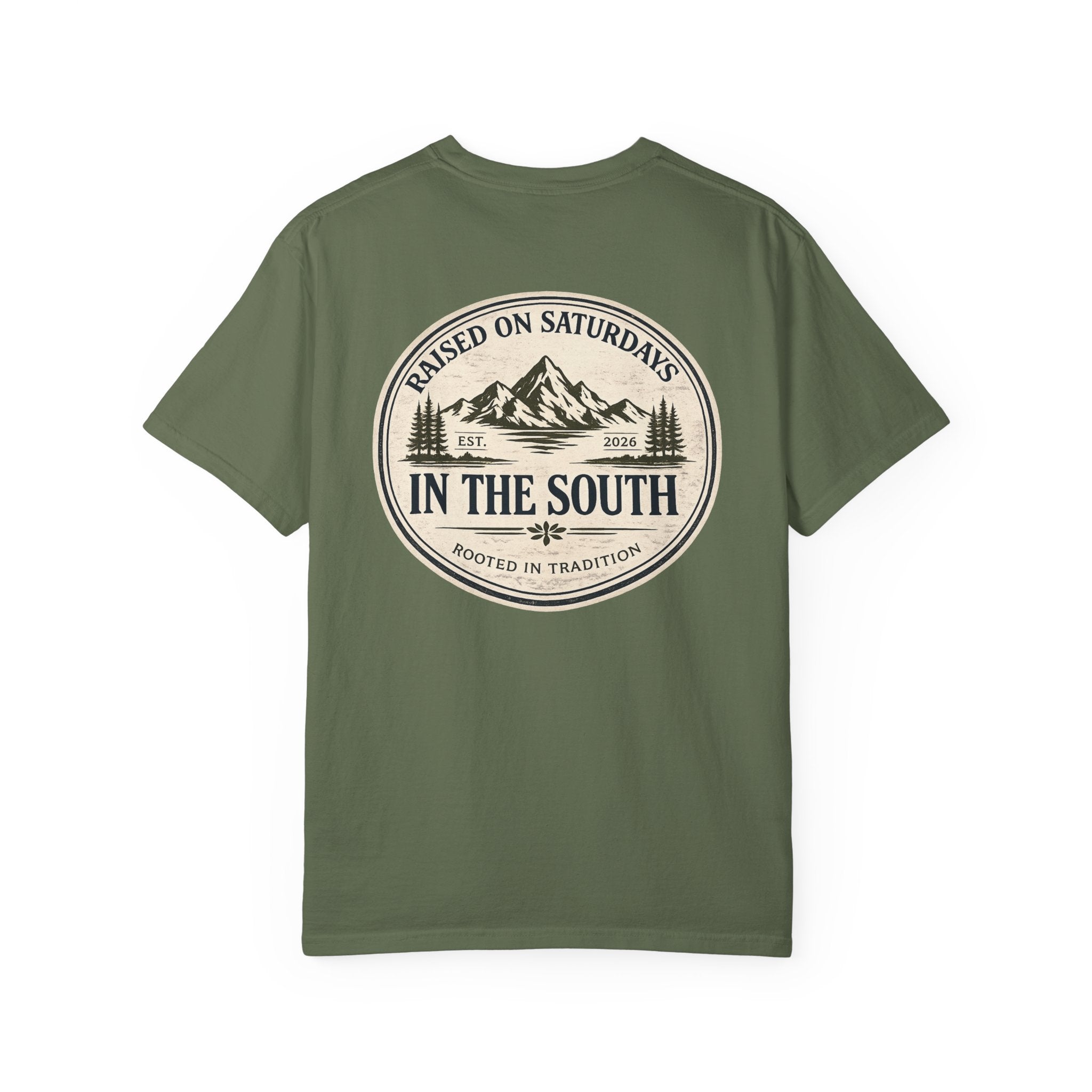 Raised On Saturdays In The South Classic T-Shirt-Mountain Seasons
