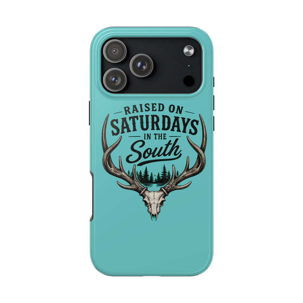 The Spreads Runs Deep In The Woods Phone Case-(blue)