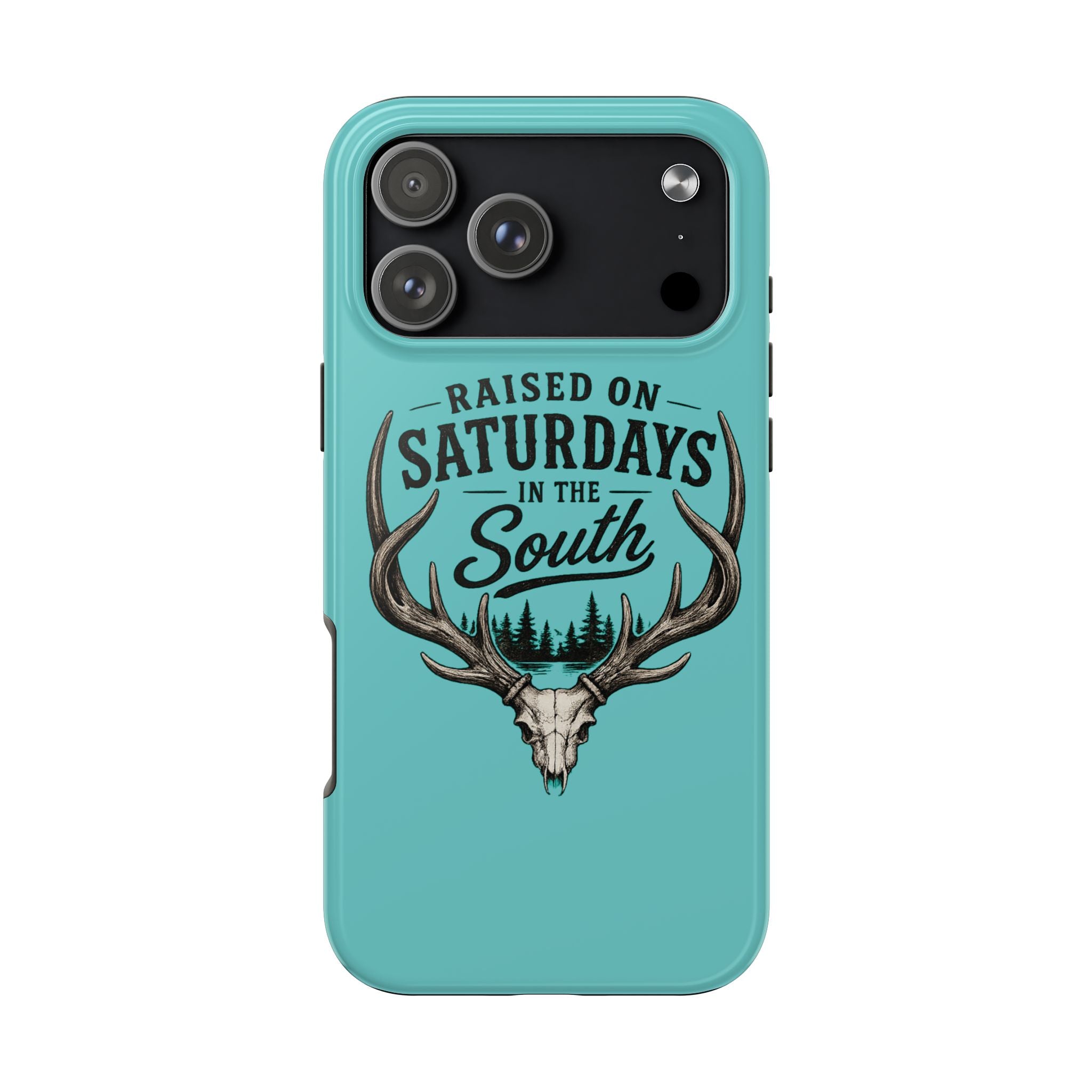 The Spreads Runs Deep In The Woods Phone Case-(blue)