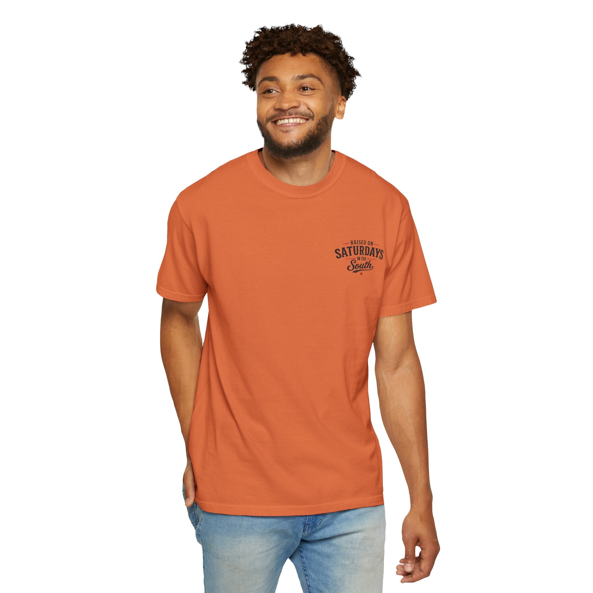 Raised On Saturdays In The South T-Shirt-Deep Sea Saturdays