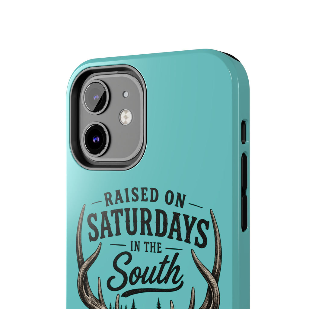 The Spreads Runs Deep In The Woods Phone Case-(blue)