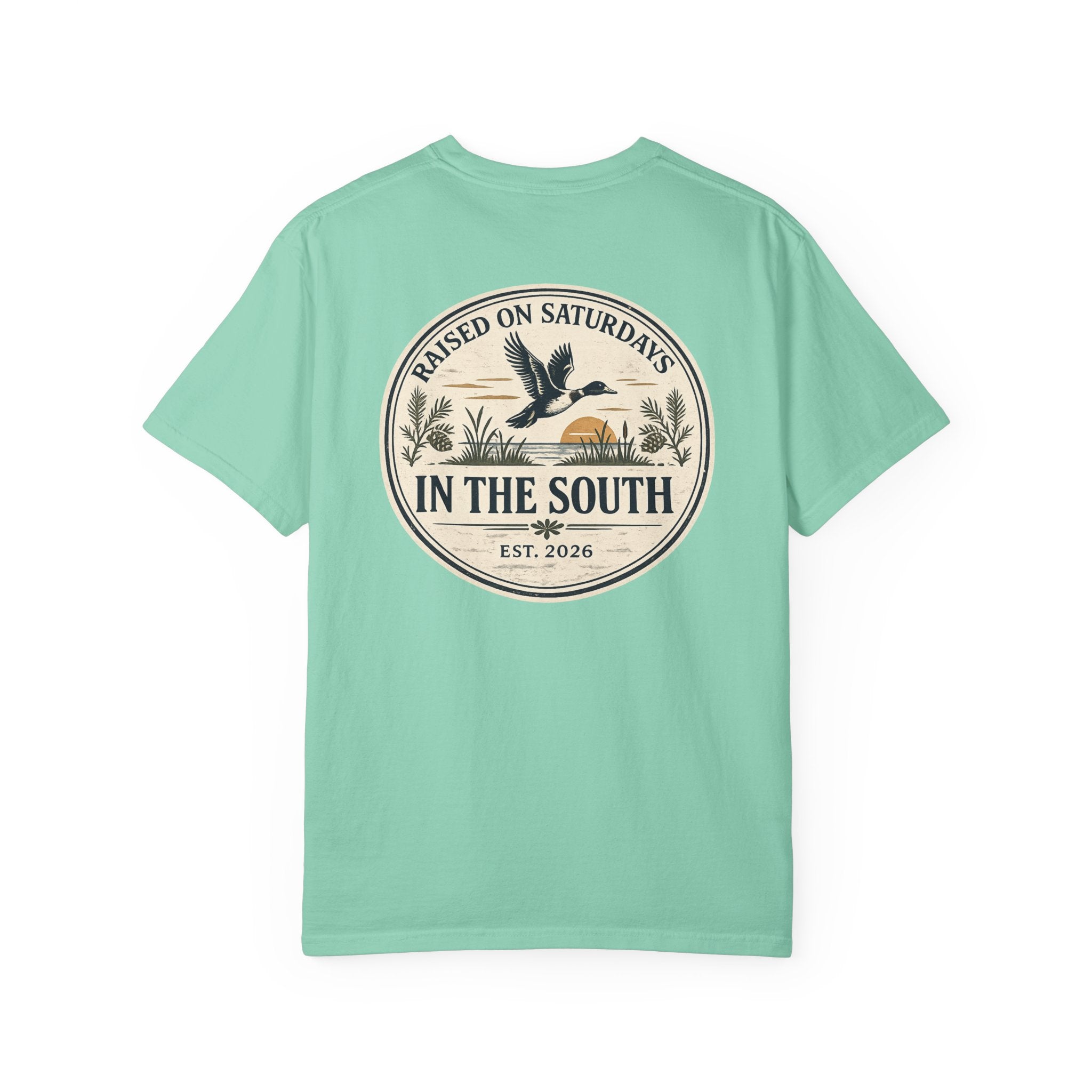 Raised On Saturdays In The South Classic T-Shirt - Duck Season