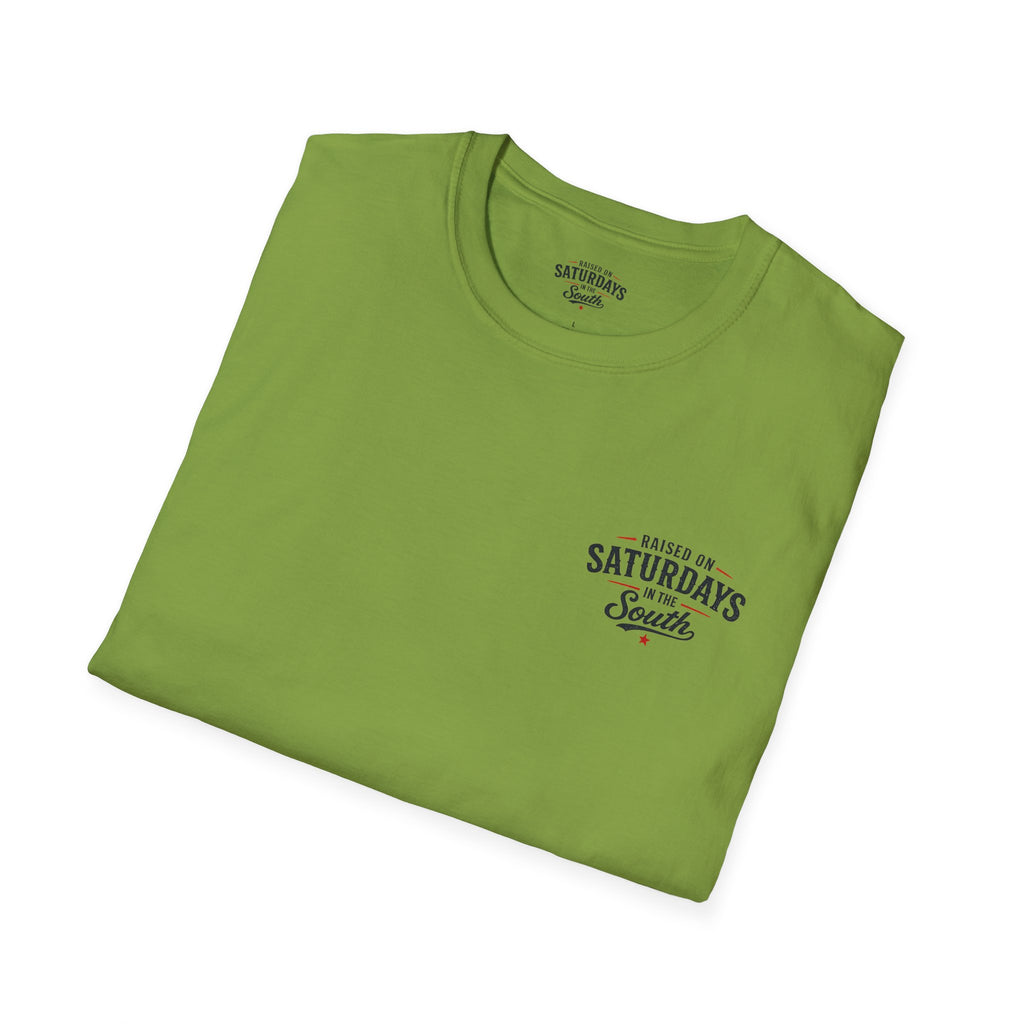 "Raised On Saturdays In The South" Vintage T-Shirt-Saturdays Are Made For Fishin