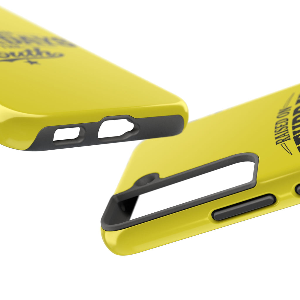 Raised On Saturdays In The South Phone Case-(yellow)