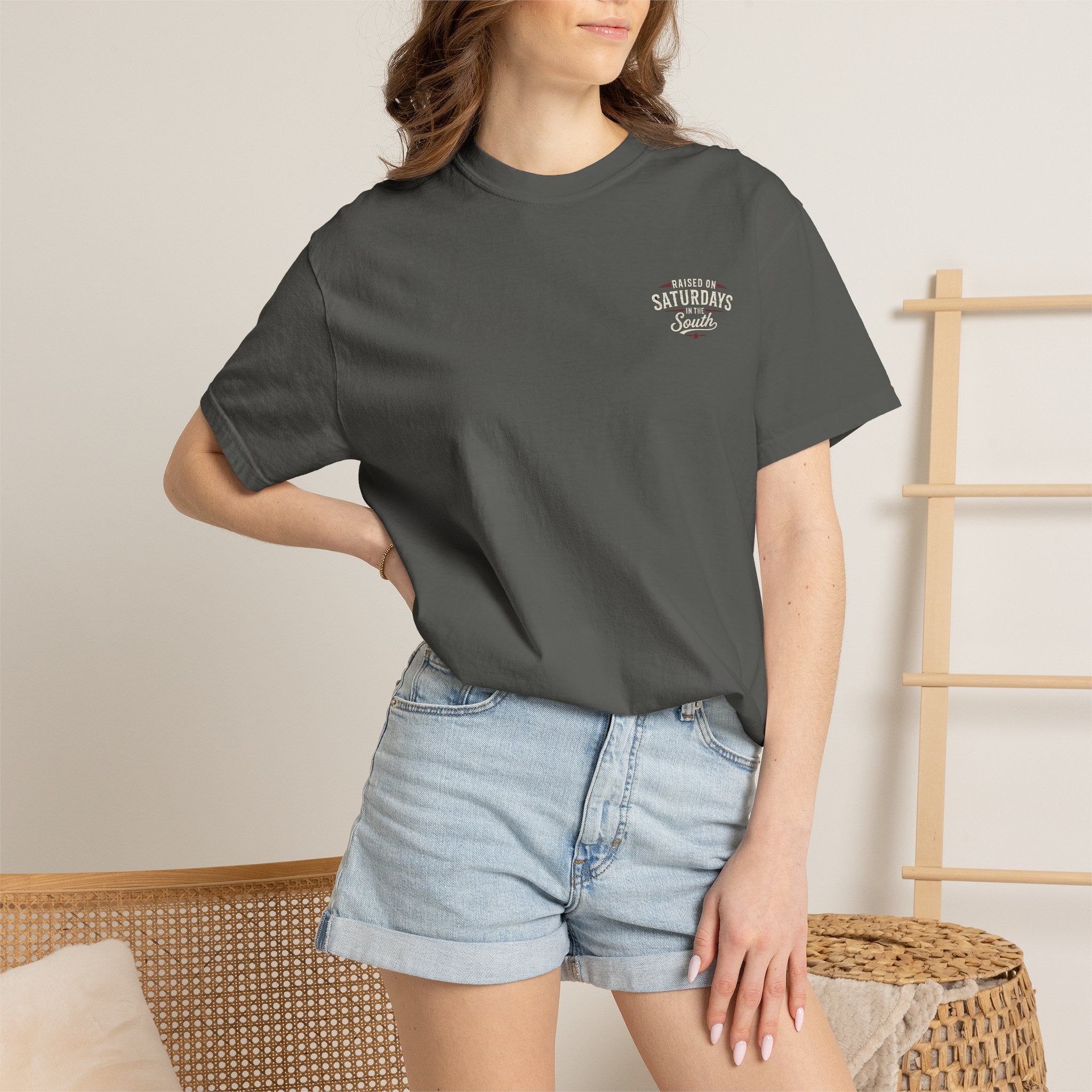 Raised On Saturdays In The South T-Shirt — Southern Freedom-4th Of July Collection