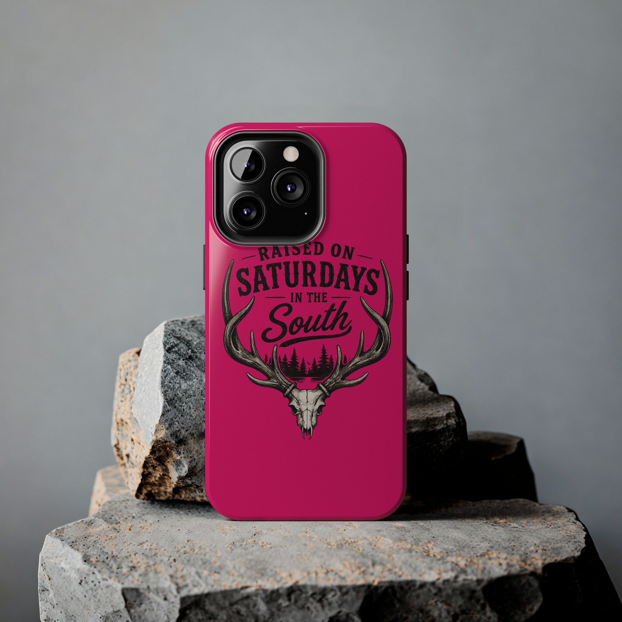 The Spreads Runs Deep In The Woods Phone Case-(pink)