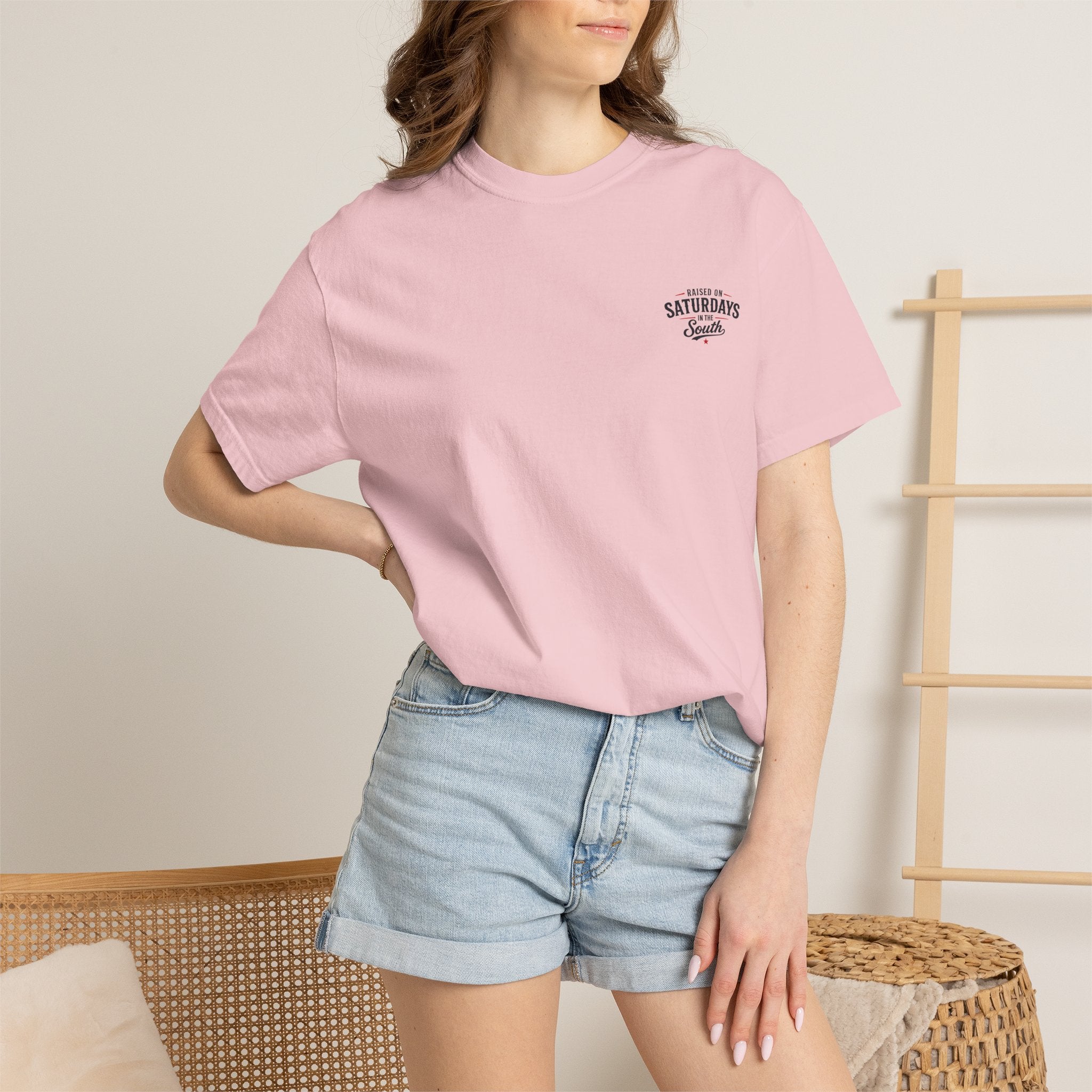 Raised On Saturdays In The South T-Shirt- 4th Of July lake Day