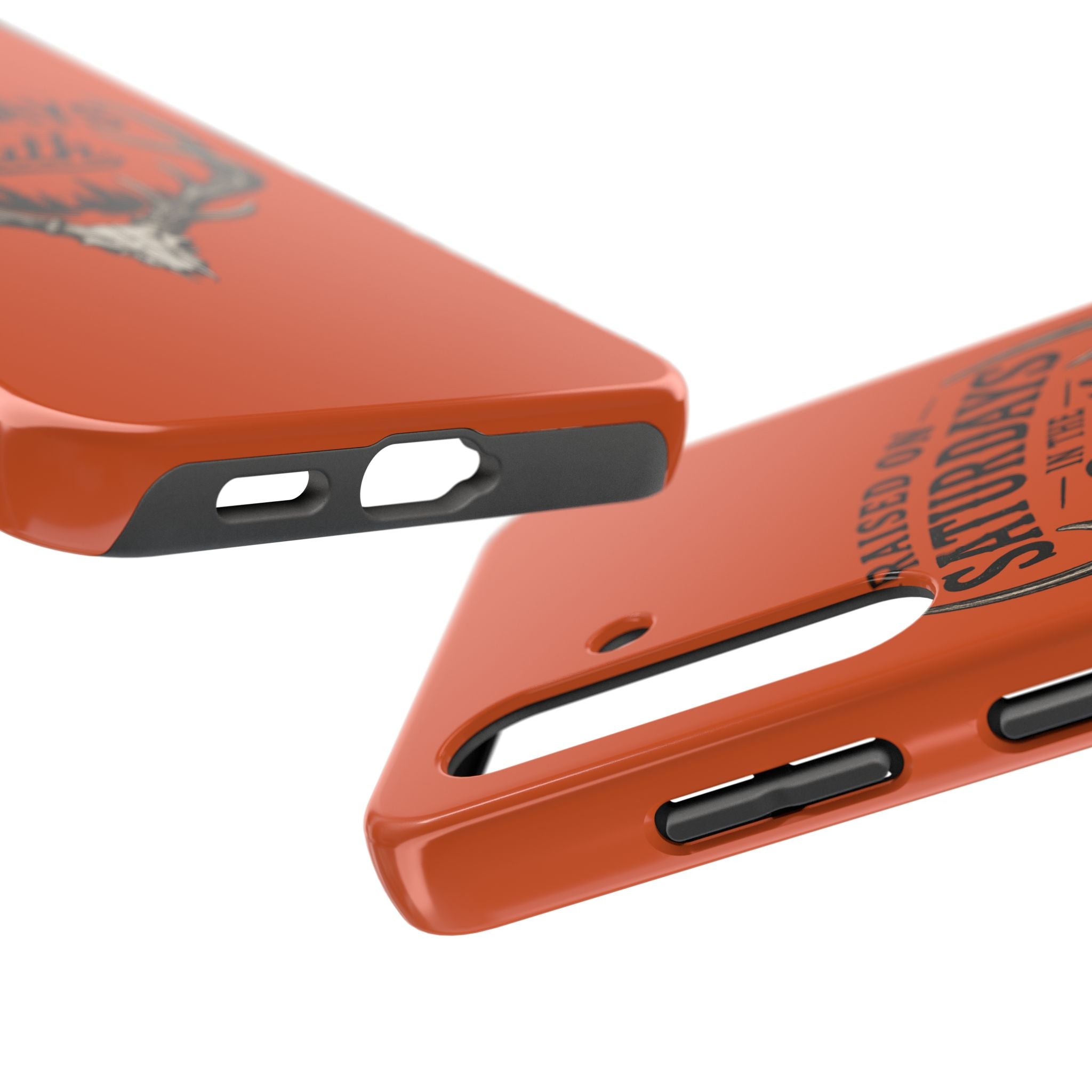 Raised On Saturdays In The South Phone Case-Spread Runs Deep In The Woods-(orange)