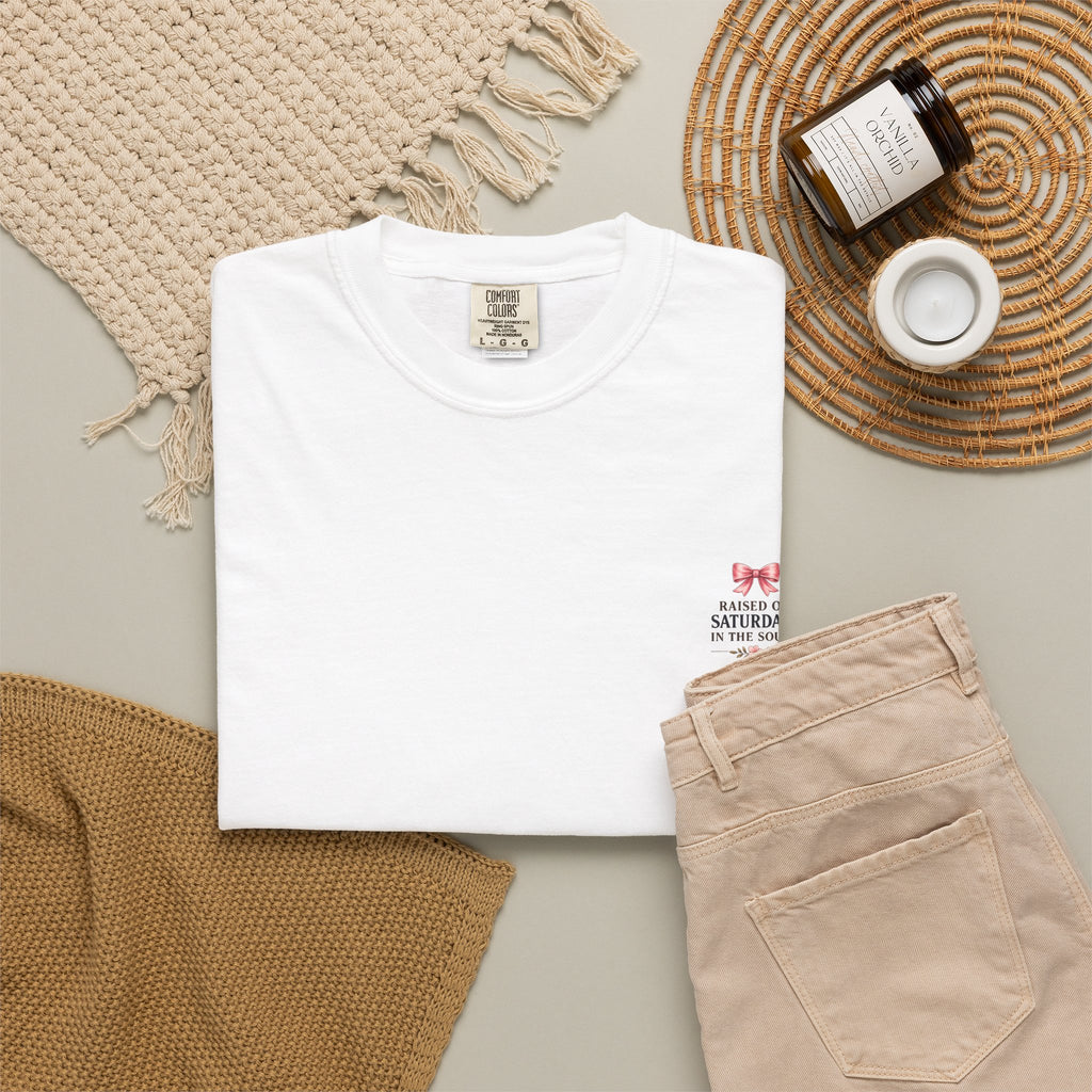 Raised On Saturdays In The South T-shirt