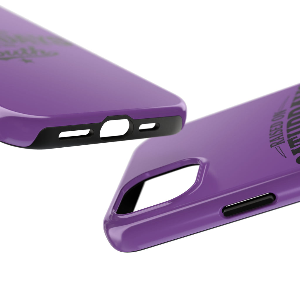 Raised On Saturdays In The South Phone Case-(purple)