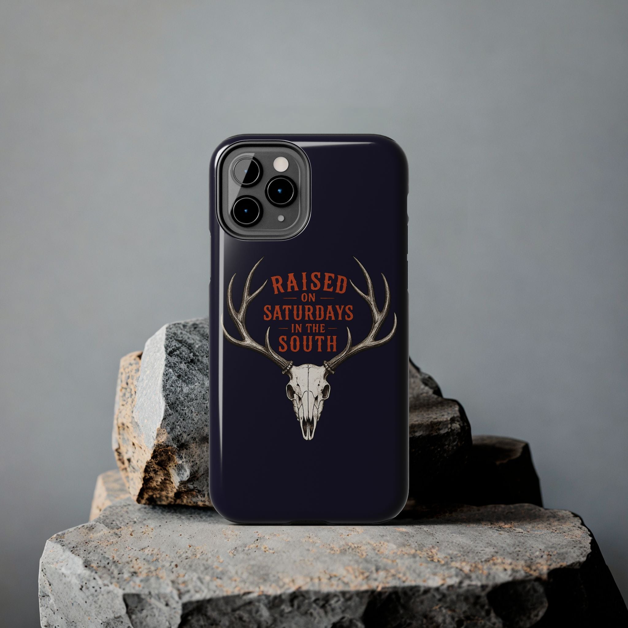 The Spreads Runs Deep In The Woods Phone Case-(blue)