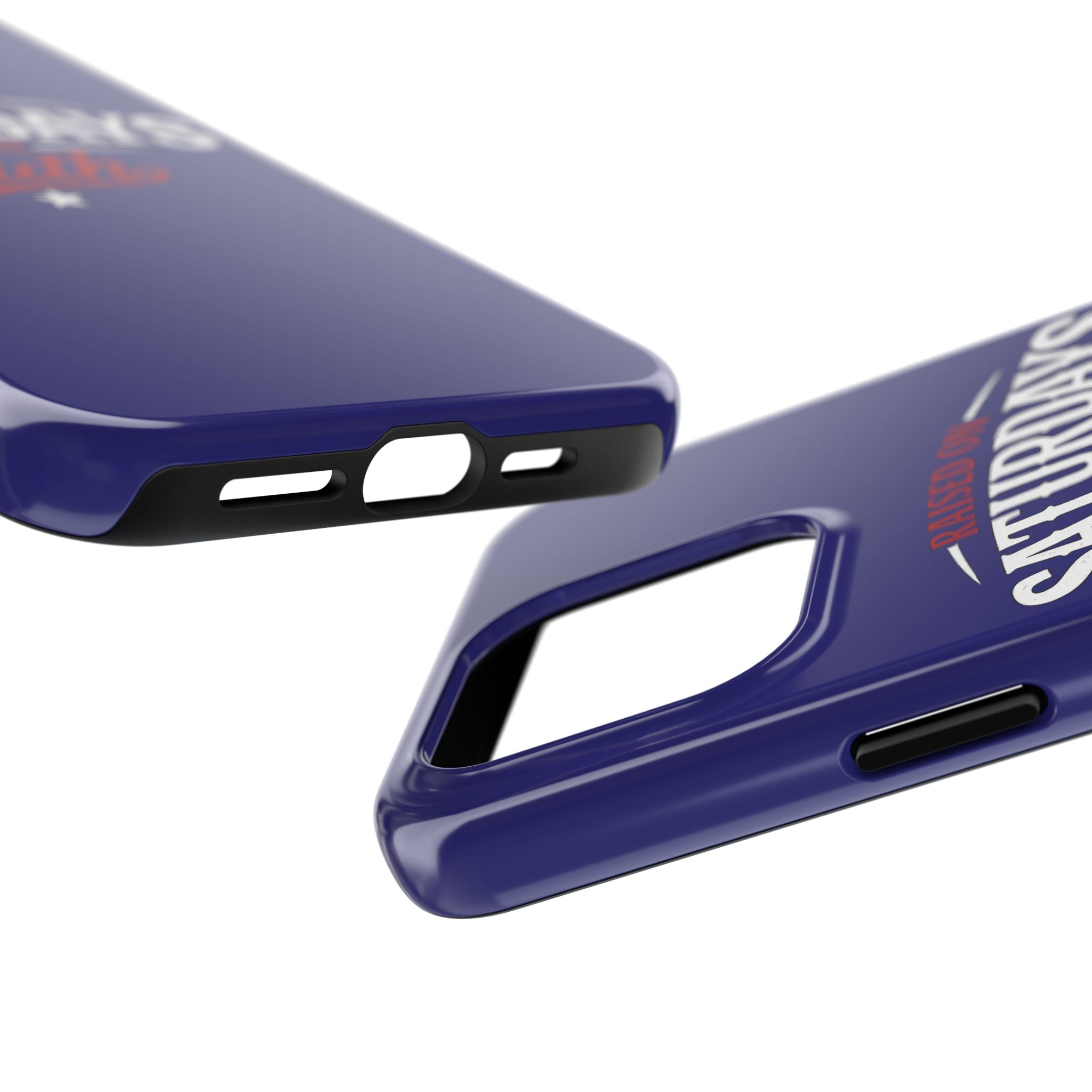 Raised on Saturdays in the South Phone Case-(blue)