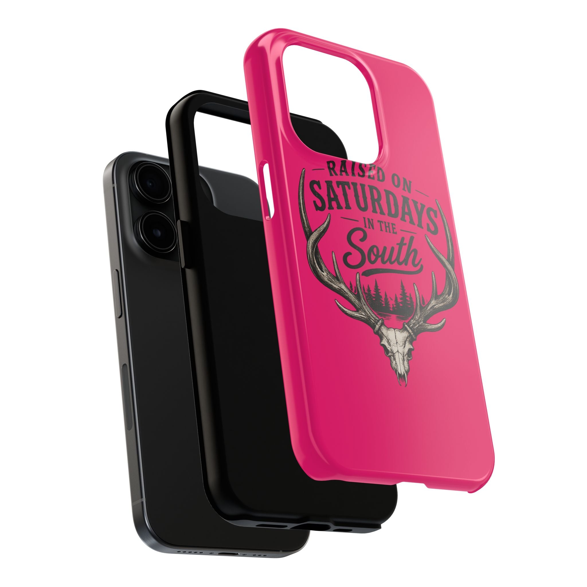 The Spreads Runs Deep In The Woods Phone Case-(pink)