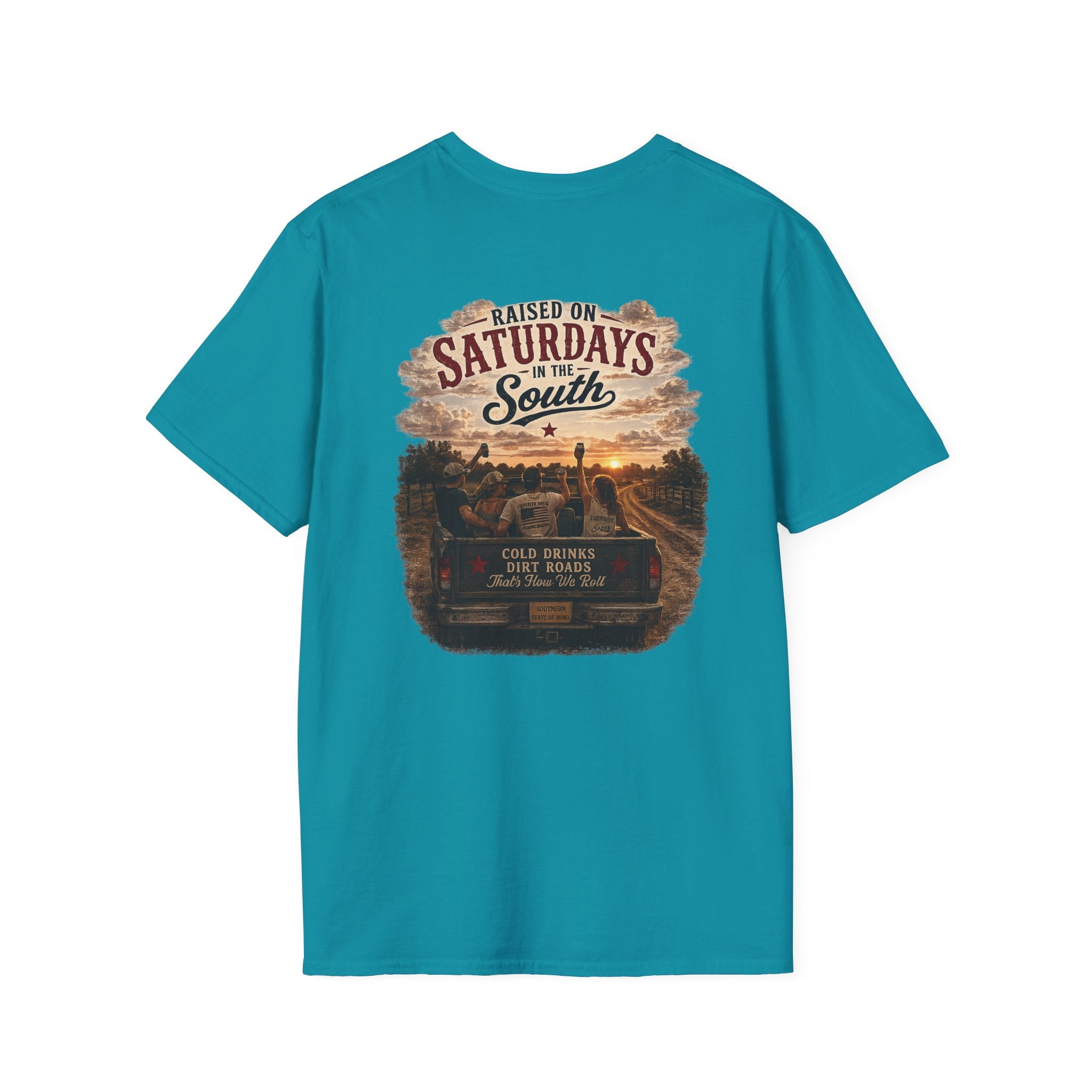 Raised On Saturdays In The South Vintage T-Shirt- Good Riding Buddies