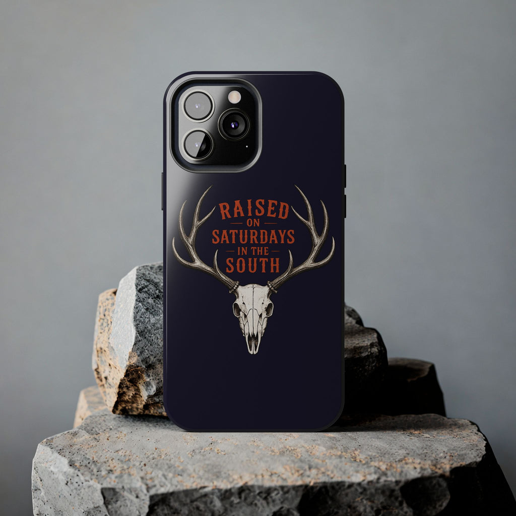 The Spreads Runs Deep In The Woods Phone Case-(blue)