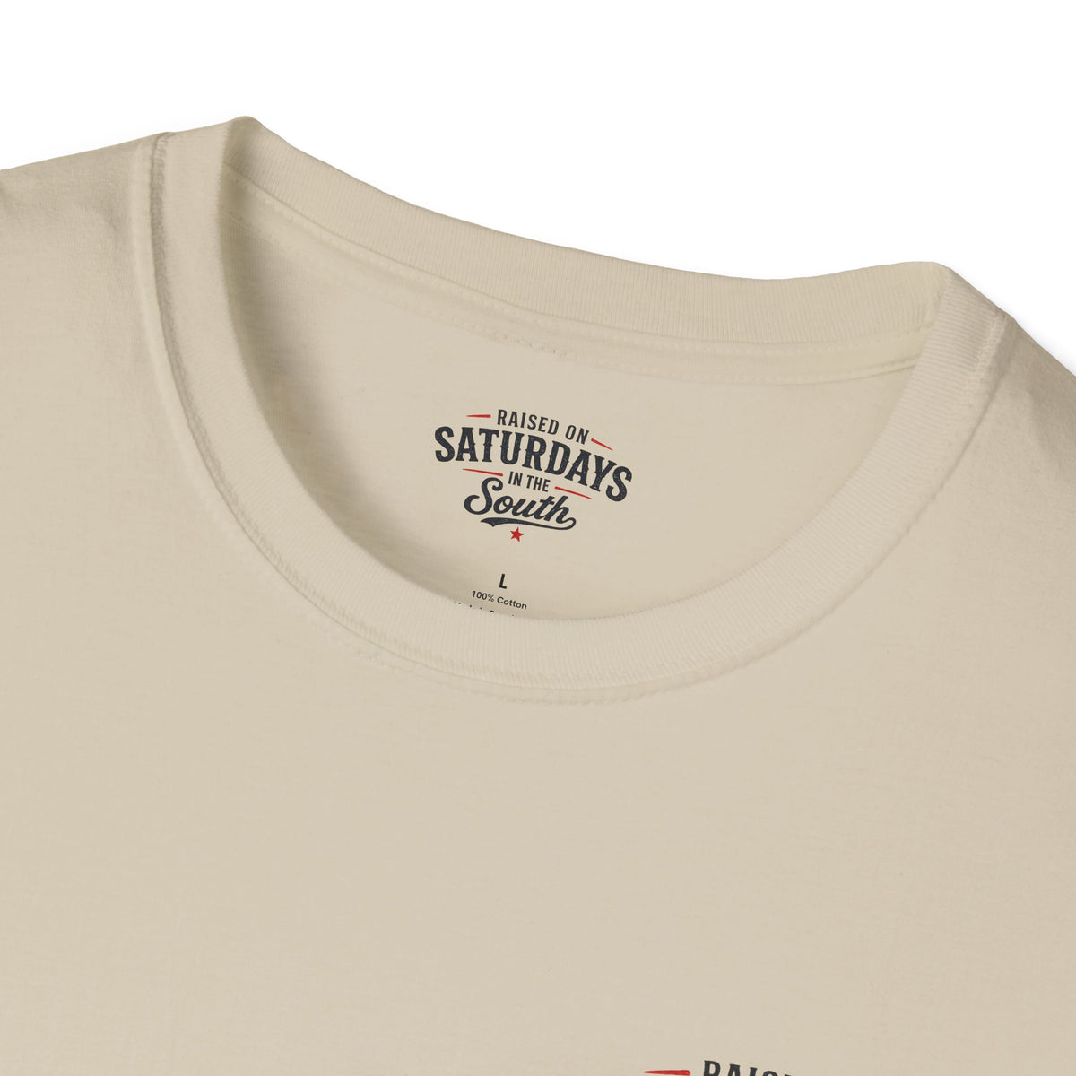 "Raised On Saturdays In The South" Vintage T-Shirt-Saturdays Are Made For Fishin