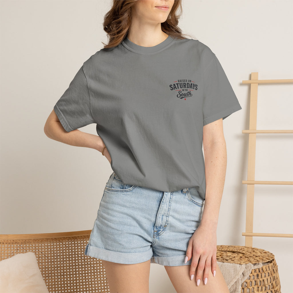 Raised On Saturdays In The South T-Shirt-Deep Sea Saturdays