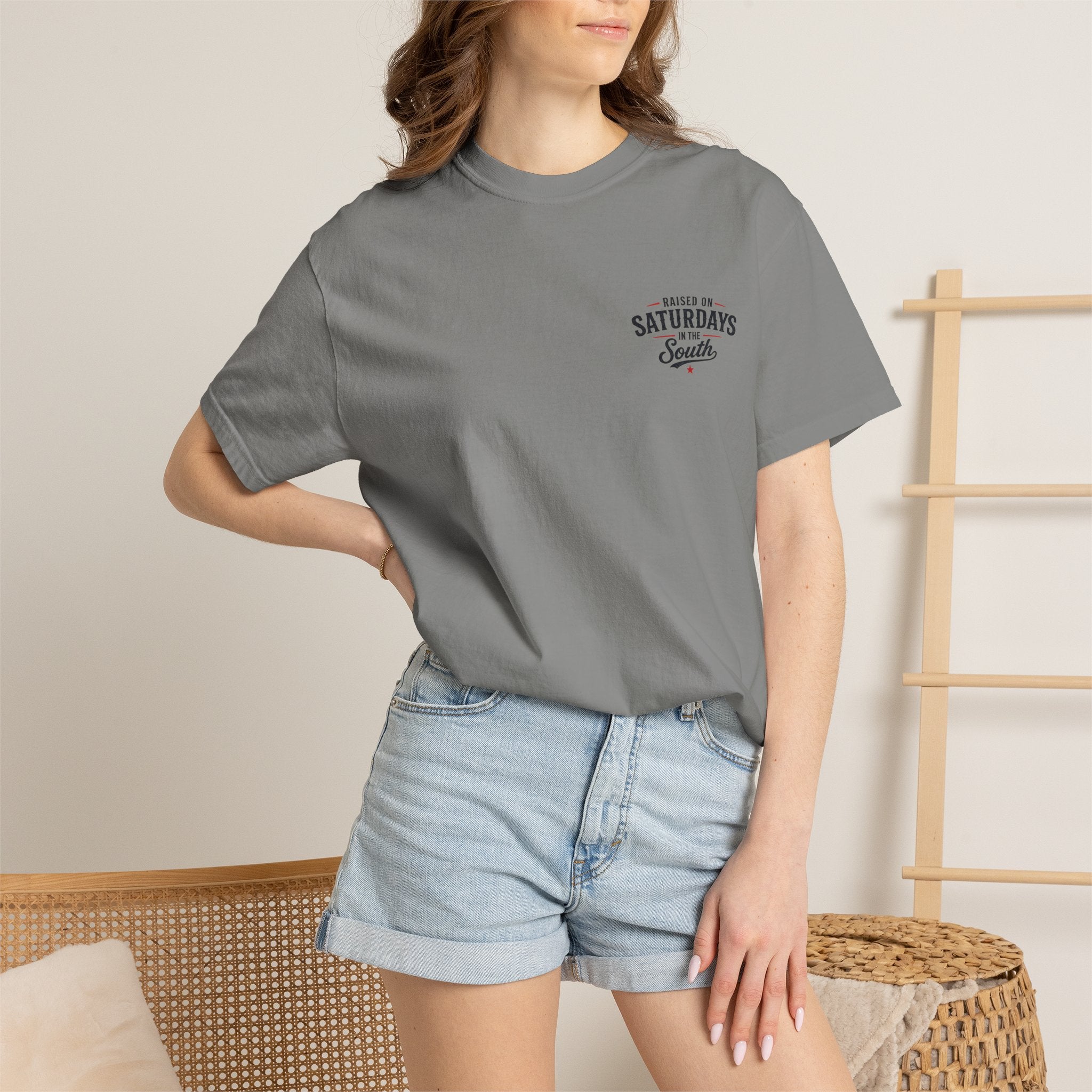 Raised On Saturdays In The South T-Shirt-Deep Sea Saturdays