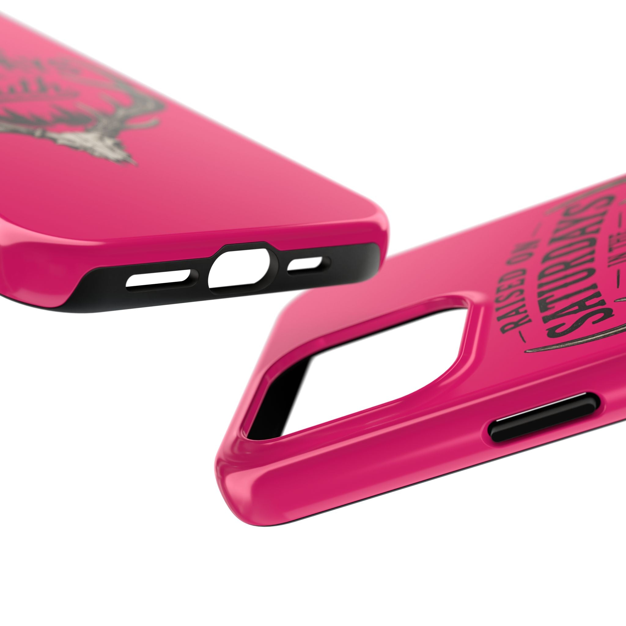 The Spreads Runs Deep In The Woods Phone Case-(pink)