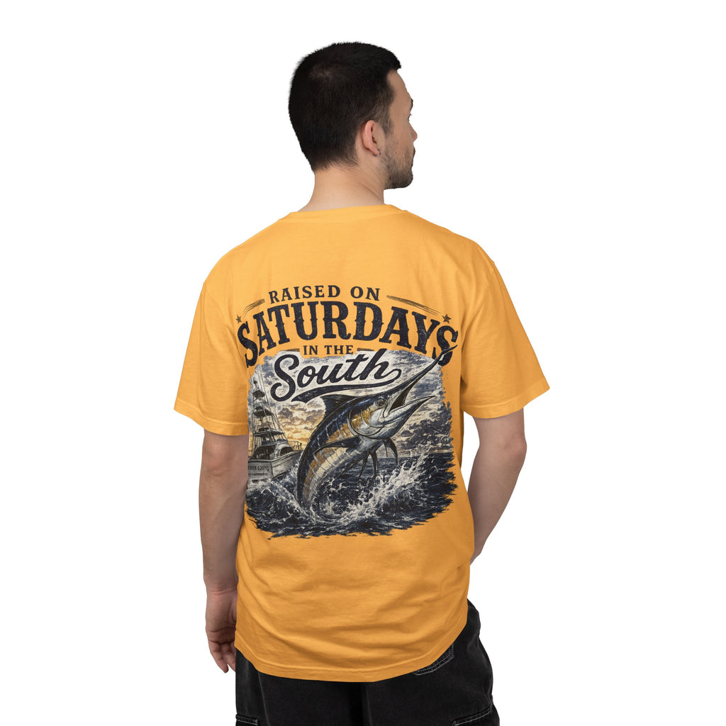 Raised On Saturdays In The South T-Shirt-Deep Sea Saturdays