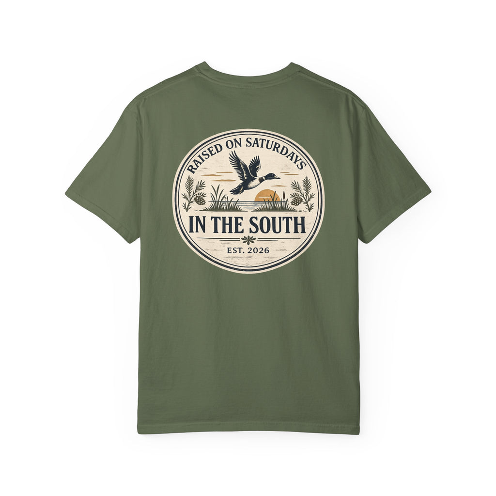 Raised On Saturdays In The South Classic T-Shirt - Duck Season