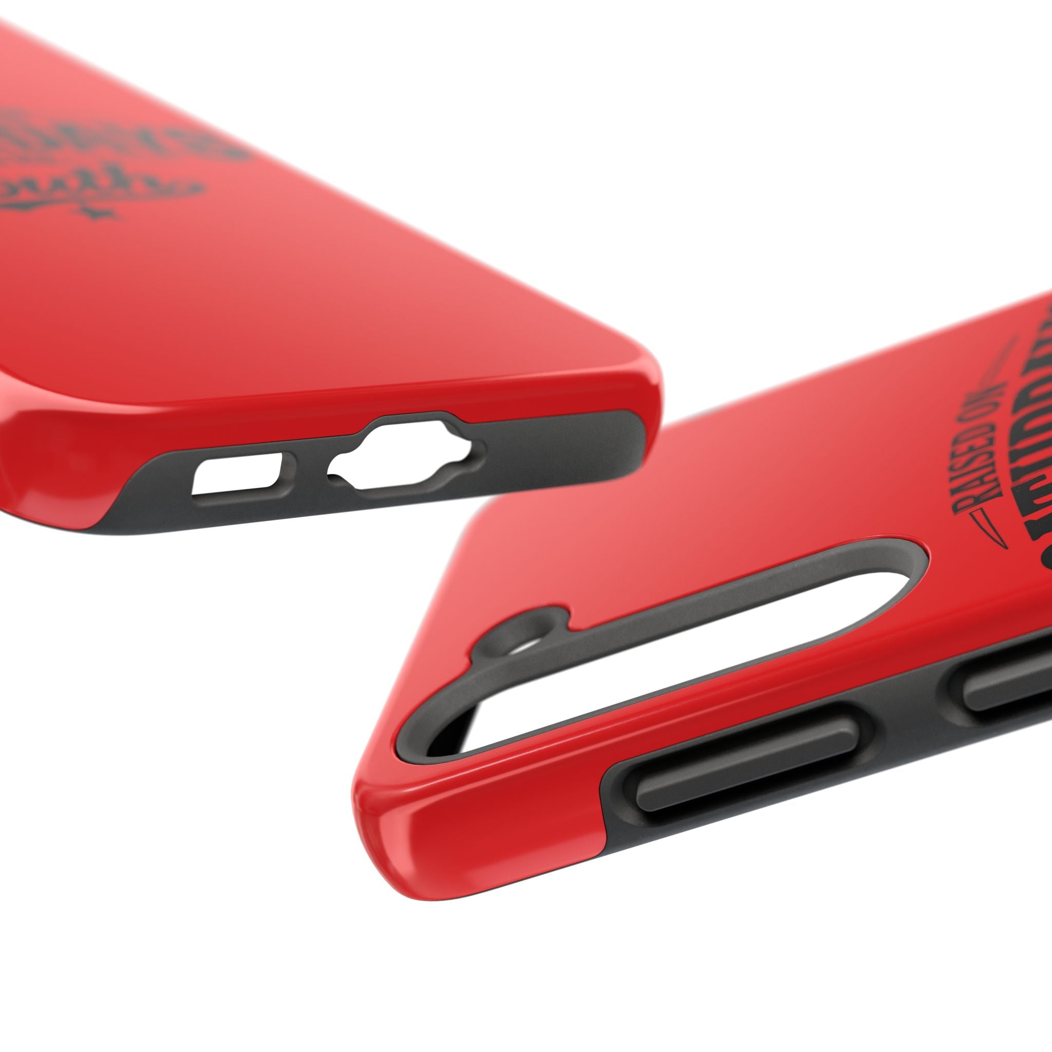 Raised On Saturdays In The South Phone Case-(red)