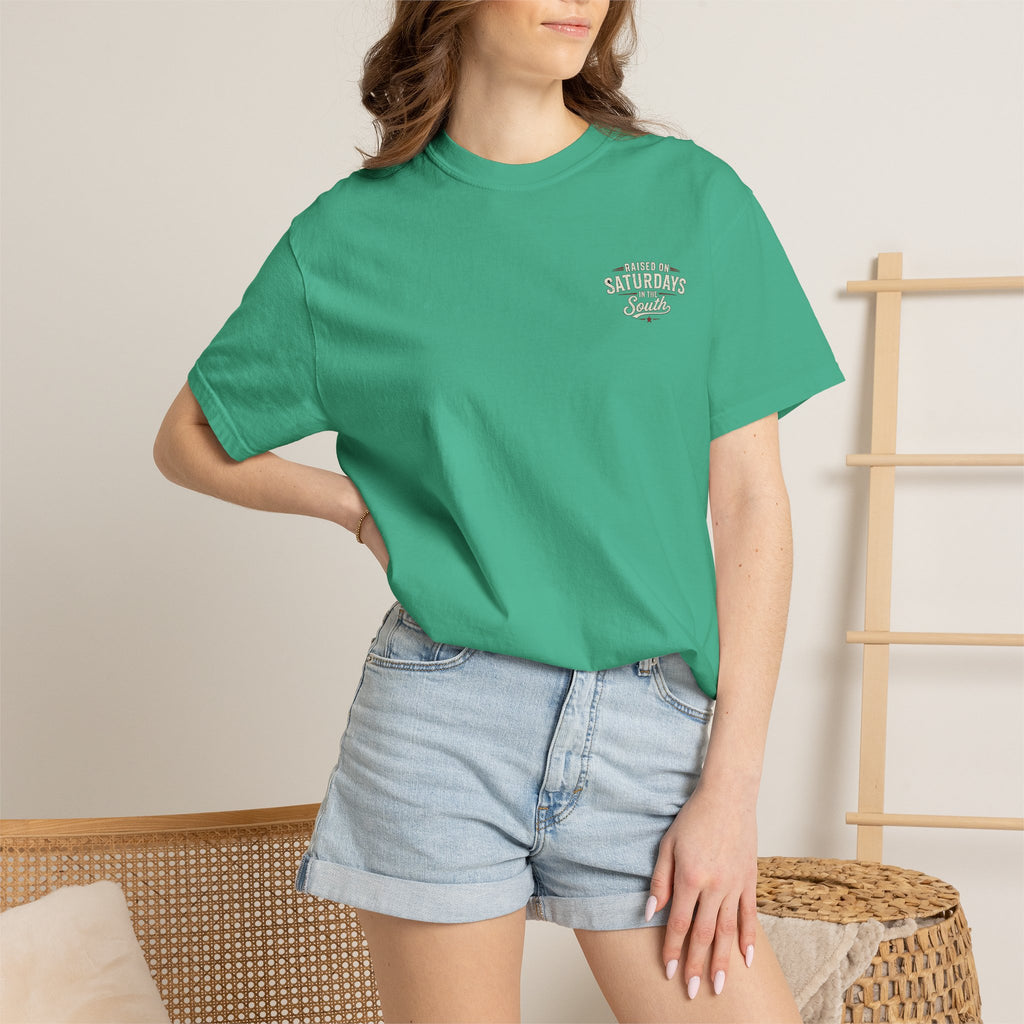 Raised On Saturdays In The South T-Shirt — Girl Dad Hunting Buddies