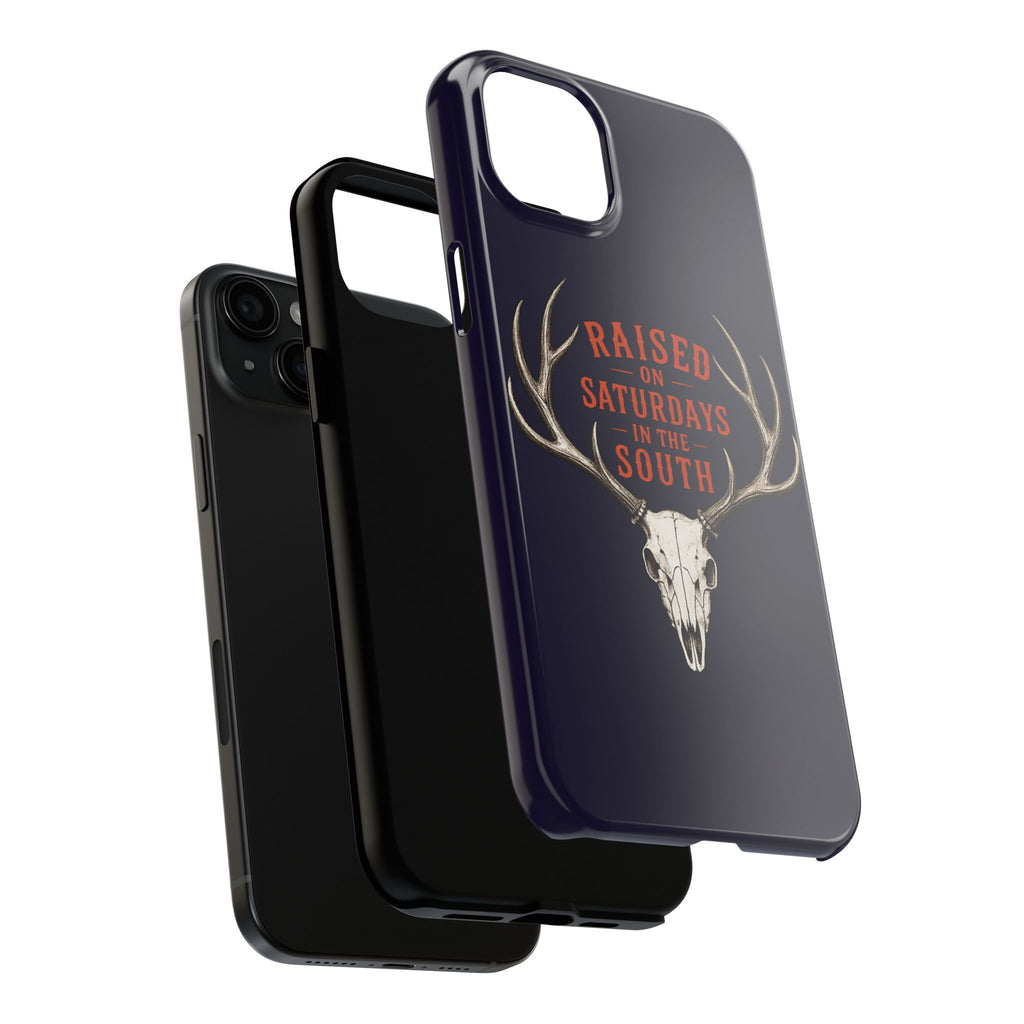 The Spreads Runs Deep In The Woods Phone Case-(blue)
