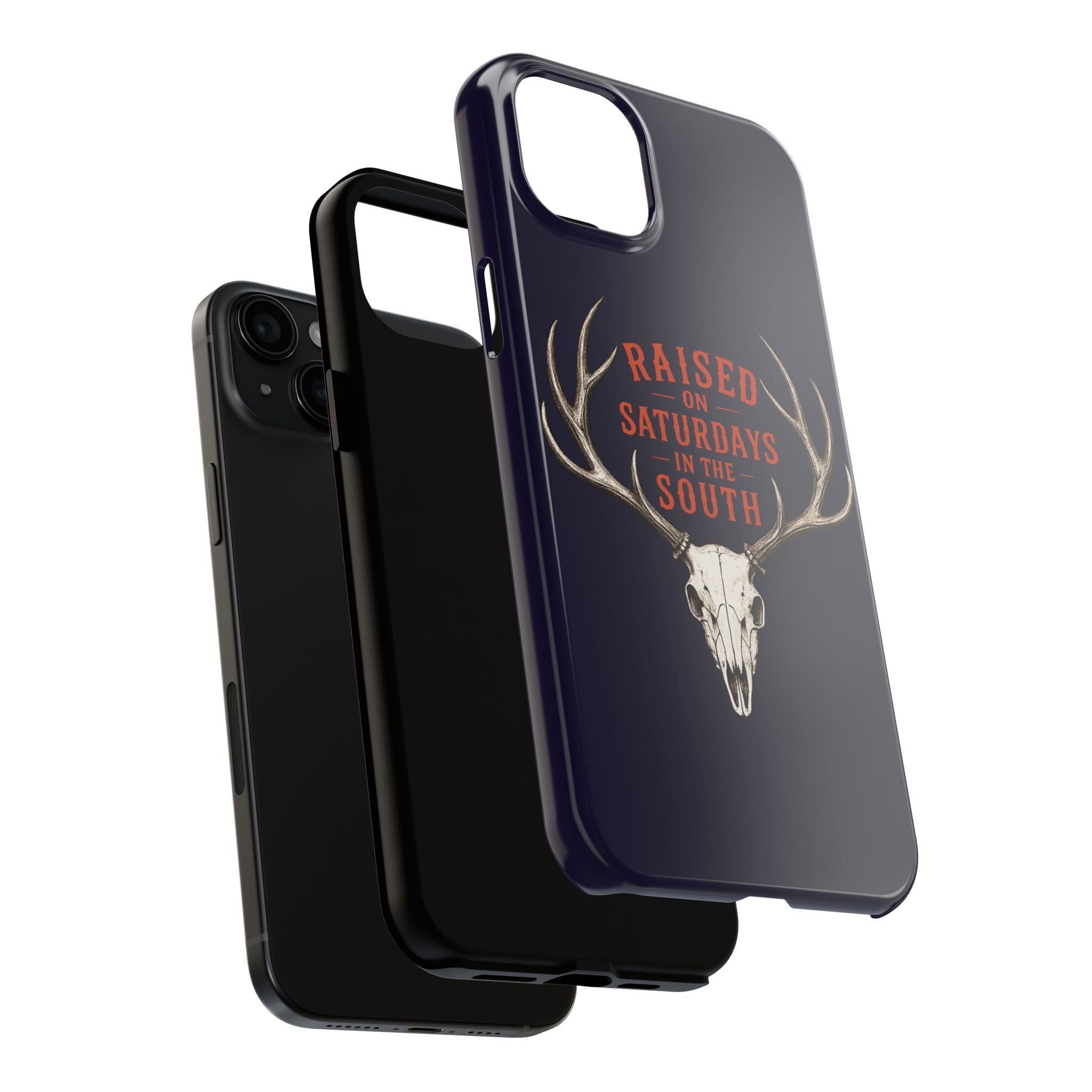 The Spreads Runs Deep In The Woods Phone Case-(blue)