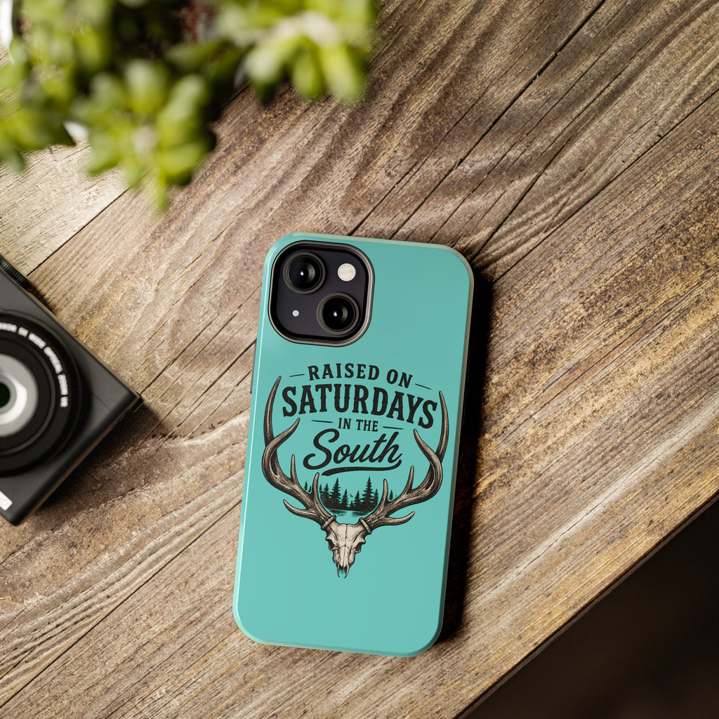 The Spreads Runs Deep In The Woods Phone Case-(blue)