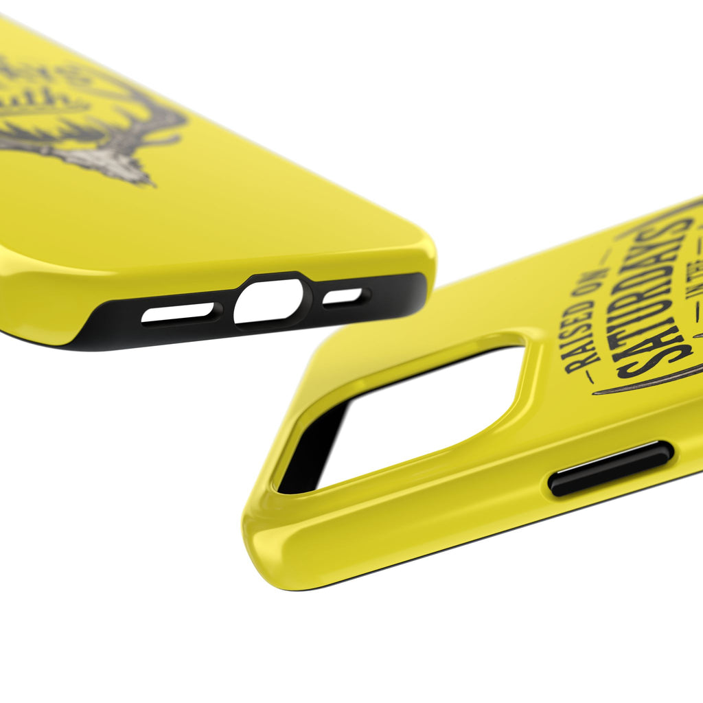 Raised On Saturdays In The South Phone Case-Spread Runs Deep In The Woods-(yellow)