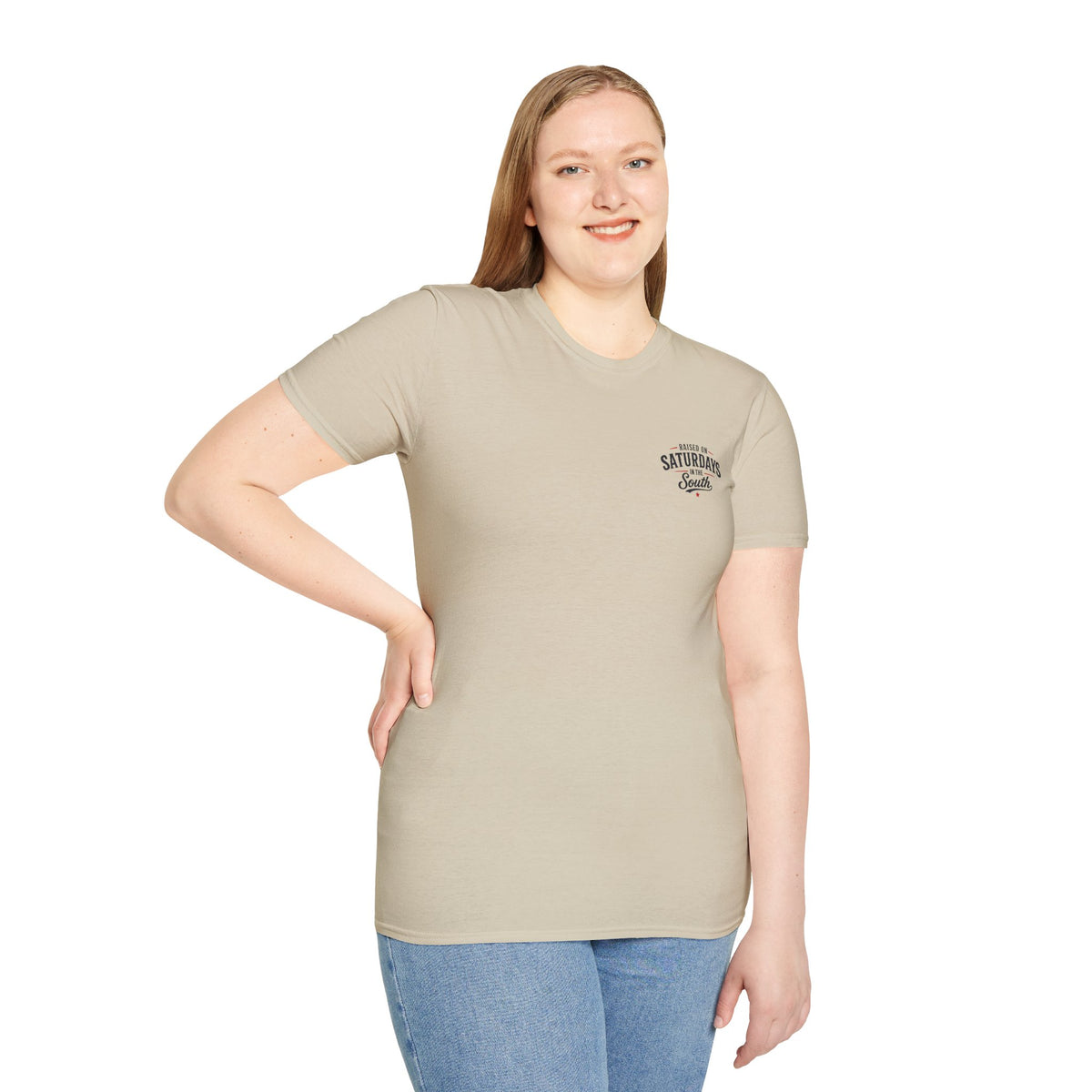 "Raised On Saturdays In The South" Vintage T-Shirt-Saturdays Are Made For Fishin