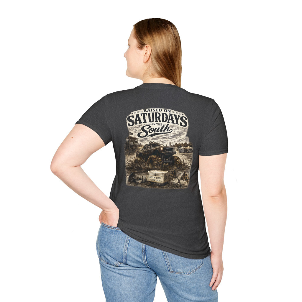 Raised On Saturdays In The South Vintage T-Shirt- Mud Park Saturdays